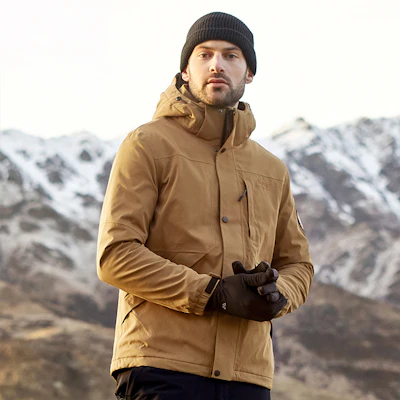 Jeep防水透气抓绒夹克纯色户外外套 J232094085 6