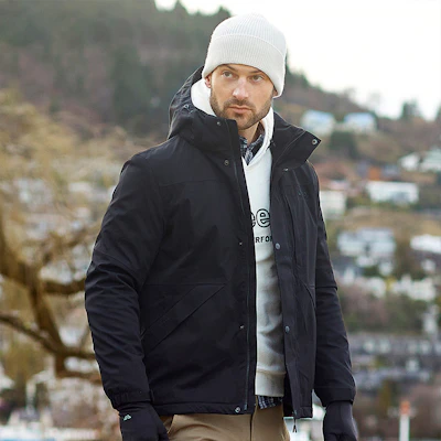 Jeep防水透气抓绒夹克纯色户外外套 J232094085 2