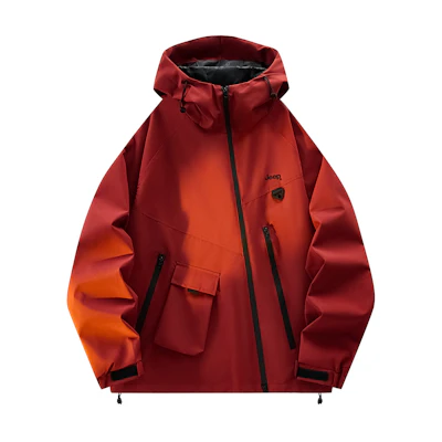 Jeep Waterproof Fleece-Lined Outdoor Hooded Jacket Unisex Hiking Casual Style P843MWJ330