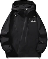 Jeep Waterproof Windbreaker Outdoor Zip Hoodie Jacket Unisex Casual Techwear DWP843MWJ671DX Jeep Waterproof Windbreaker Outdoor Zip Hoodie Jacket Unisex Casual Techwear DWP843MWJ671DX