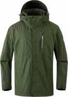 Jeep Waterproof Windproof Breathable Detachable Hiking Jacket - Unisex JA042094090 Jeep Waterproof Windproof Breathable Detachable Hiking Jacket - Unisex JA042094090