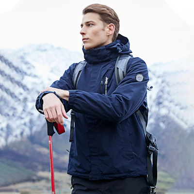 Jeep防水防风透气可拆卸登山夹克 - 男女通用 JA042094090 5