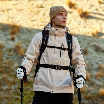 Jeep防水防风透气可拆卸登山夹克 - 男女通用 JA042094090 11