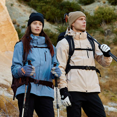 Jeep防水防风透气可拆卸登山夹克 - 男女通用 JA042094090 13