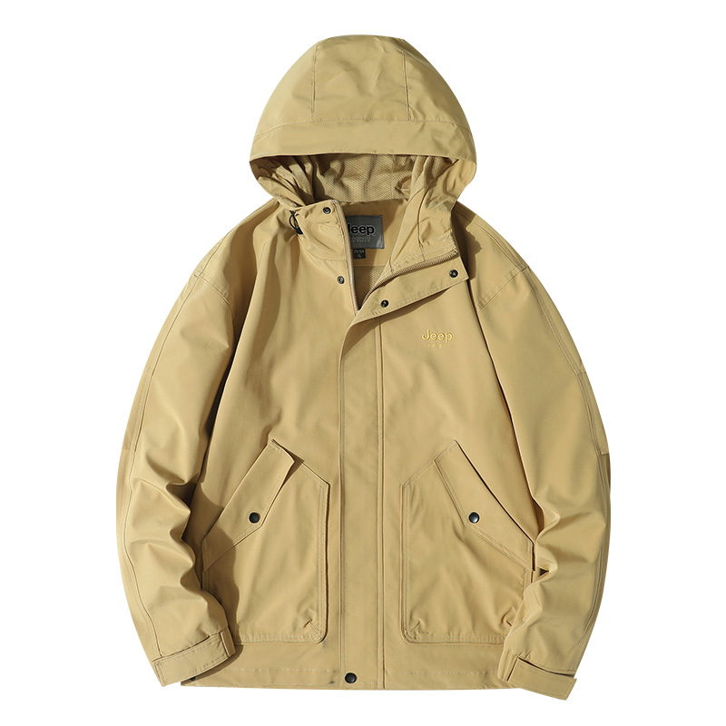 Jeep Waterproof Windproof Outdoor Hiking Hooded Jacket JP22317F043