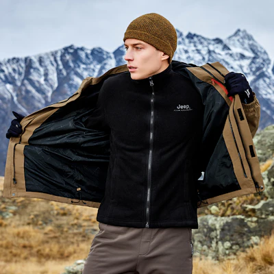 ジープ 防水防風 ソフトシェルジャケット - 軽量で快適 J432074003L 15
