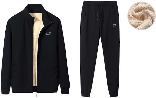 Conjunto de Invierno Jeep: Sudadera con Cremallera y Joggers Unisex, Ropa Térmica. 20MB783TT2026D2029D Buy Conjunto de Invierno Jeep: Sudadera con Cremallera y Joggers Unisex, Ropa Térmica. 20MB783TT2026D2029D