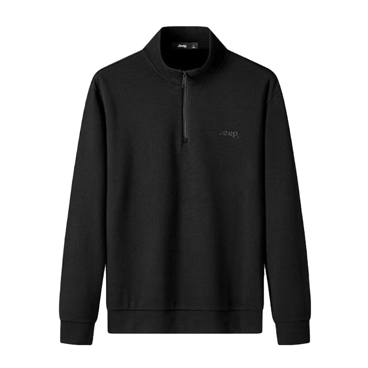 Jeep Wrangler Casual Half-Zip Pullover Sweatshirt with Embroidered Logo P743MKJ712