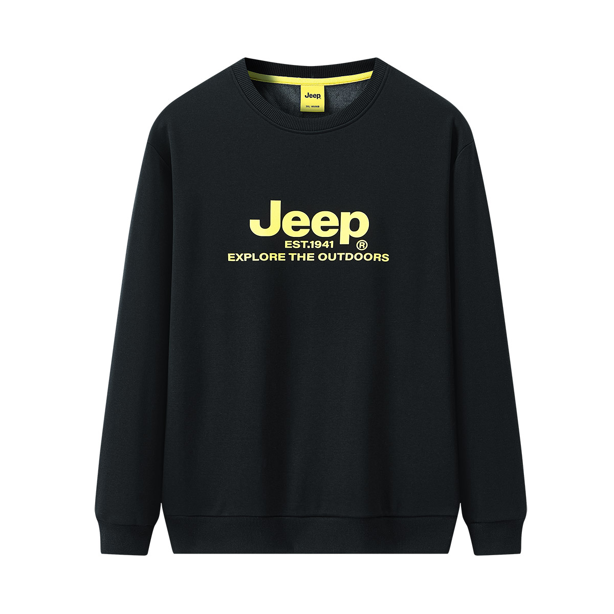 Jeep Wrangler Silk-Lined Unisex Sweatshirt - Cozy, Stylish, and Minimalist P734MKJ267
