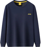 Jeep Wrangler Silk Blend Embroidered Logo Crewneck Sweatshirt Unisex Relaxed Fit P734MKJ151 Jeep Wrangler Silk Blend Embroidered Logo Crewneck Sweatshirt Unisex Relaxed Fit P734MKJ151