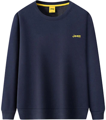 Jeep Wrangler Silk Blend Embroidered Logo Crewneck Sweatshirt Unisex Relaxed Fit P734MKJ151 Buy Jeep Wrangler Silk Blend Embroidered Logo Crewneck Sweatshirt Unisex Relaxed Fit P734MKJ151