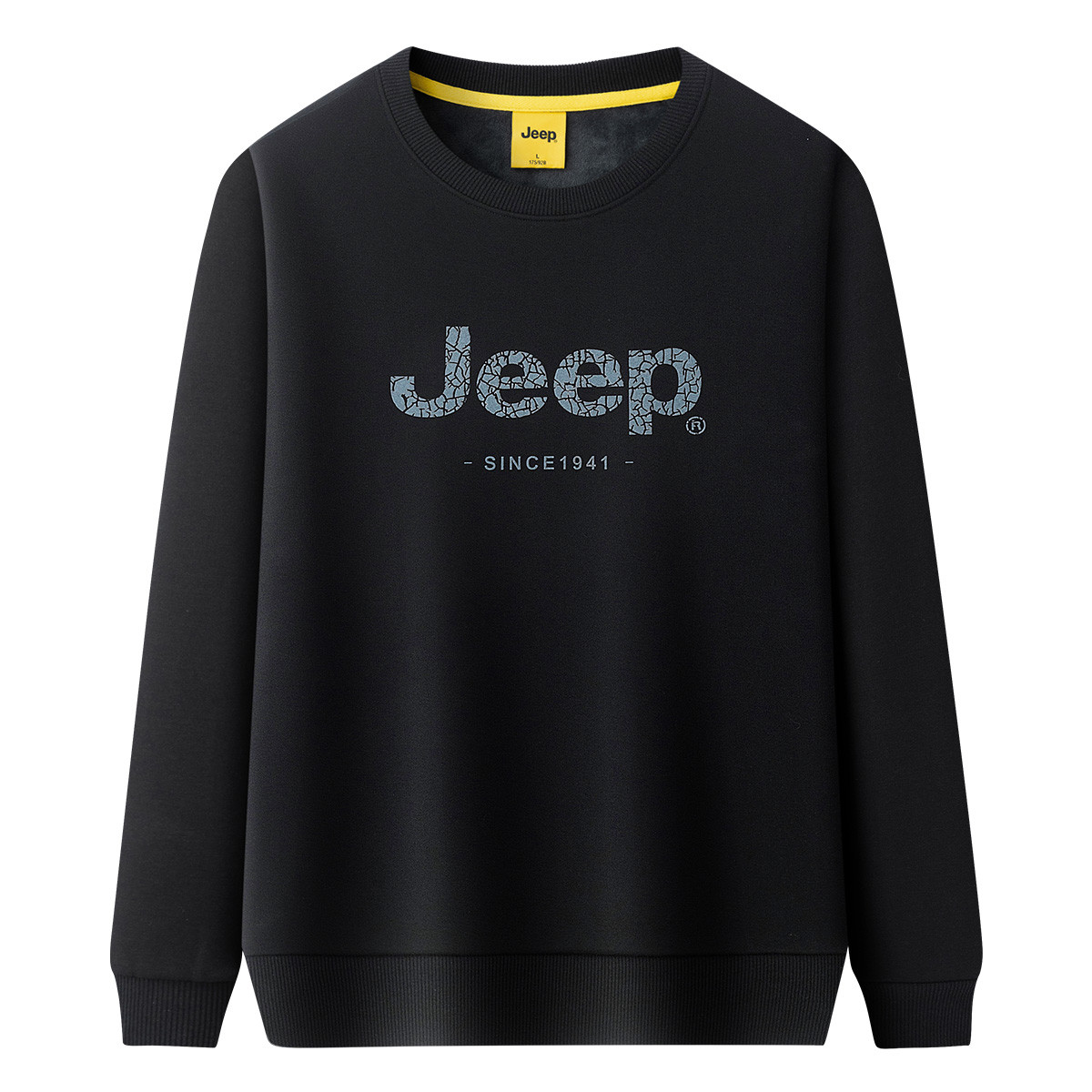 Jeep Wrangler Silky Warm Retro American Logo Sweatshirt Unisex Sportswear P734MKJ193