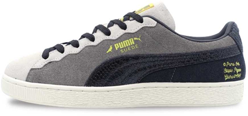 Puma suede 2025 grey black