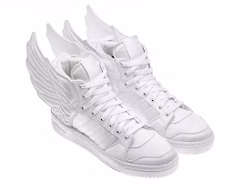 Jeremy Scott x 2NE1 x adidas Wings 2.0 'Triple White' V20699 Jeremy Scott x 2NE1 x adidas Wings 2.0 'Triple White' V20699