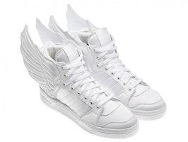 Jeremy Scott x 2NE1 x adidas Wings 2.0 'Triple White' V20699 Jeremy Scott x 2NE1 x adidas Wings 2.0 'Triple White' V20699