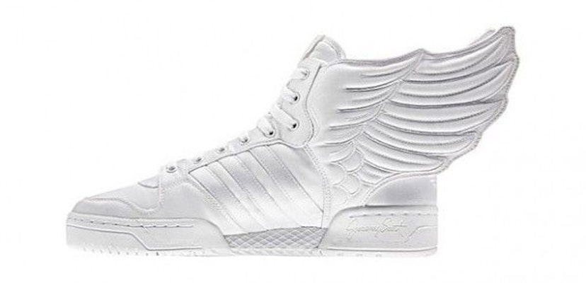 Jeremy Scott x 2NE1 x adidas Wings 2.0 'Triple White' V20699 Lookbook Jeremy Scott x 2NE1 x adidas Wings 2.0 'Triple White' V20699