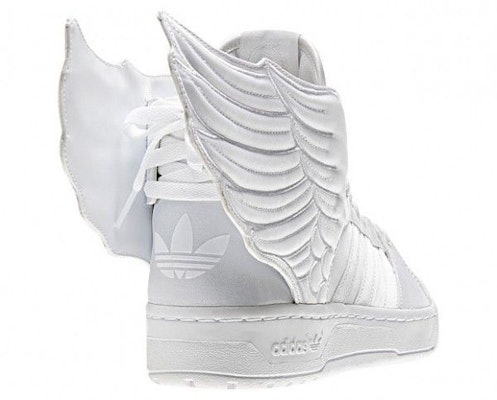Jeremy Scott x 2NE1 x adidas Wings 2.0 'Triple White' V20699 Shop Jeremy Scott x 2NE1 x adidas Wings 2.0 'Triple White' V20699