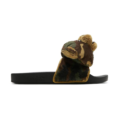 Jeremy Scott adidas Adilette Slide 'Camo Teddy'