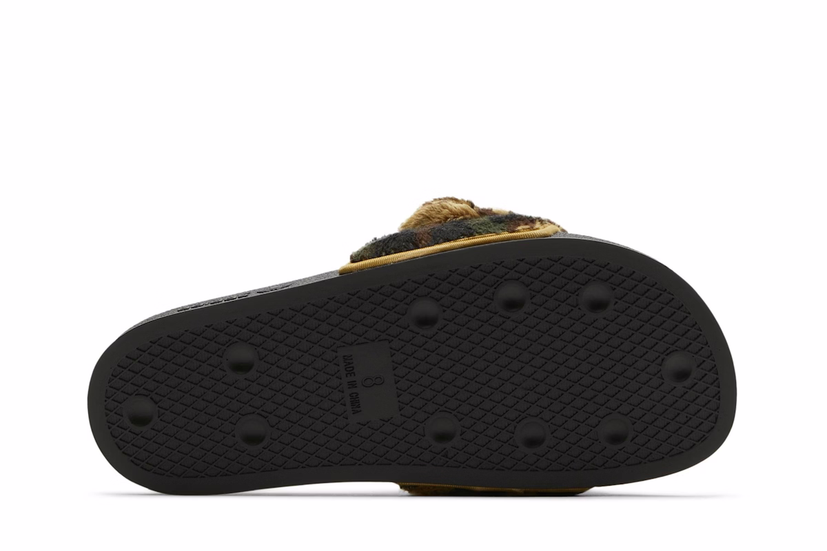 Jeremy Scott x adidas Adilette Slide 'Camo Teddy'
