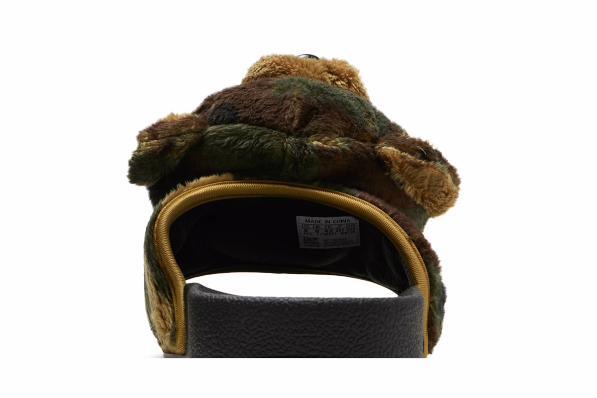 Jeremy Scott x adidas Adilette Slide 'Camo Teddy'