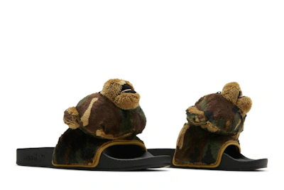 Jeremy Scott x adidas Adilette Slide 'Camo Teddy'