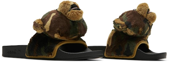 Jeremy Scott x adidas Adilette 拖鞋 '迷彩玩具熊' H02882 Cheap Jeremy Scott x adidas Adilette 拖鞋 '迷彩玩具熊' H02882