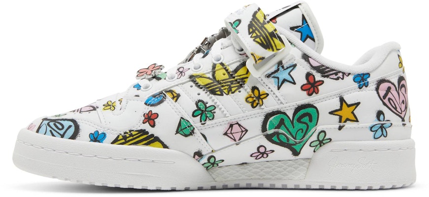 Jeremy Scott x adidas Forum 84 Low 'Monogram' GX9668 Lookbook Jeremy Scott x adidas Forum 84 Low 'Monogram' GX9668