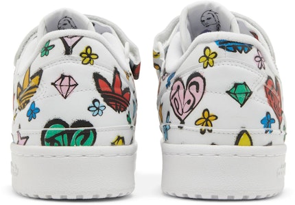 Jeremy Scott x adidas Forum 84 Low '字母印花' GX9668 Details for Jeremy Scott x adidas Forum 84 Low '字母印花' GX9668