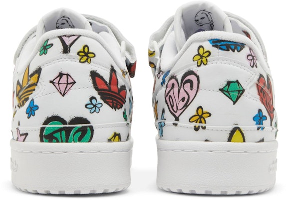 Jeremy Scott x adidas Forum 84 Low 'Monogram' GX9668 Details for Jeremy Scott x adidas Forum 84 Low 'Monogram' GX9668