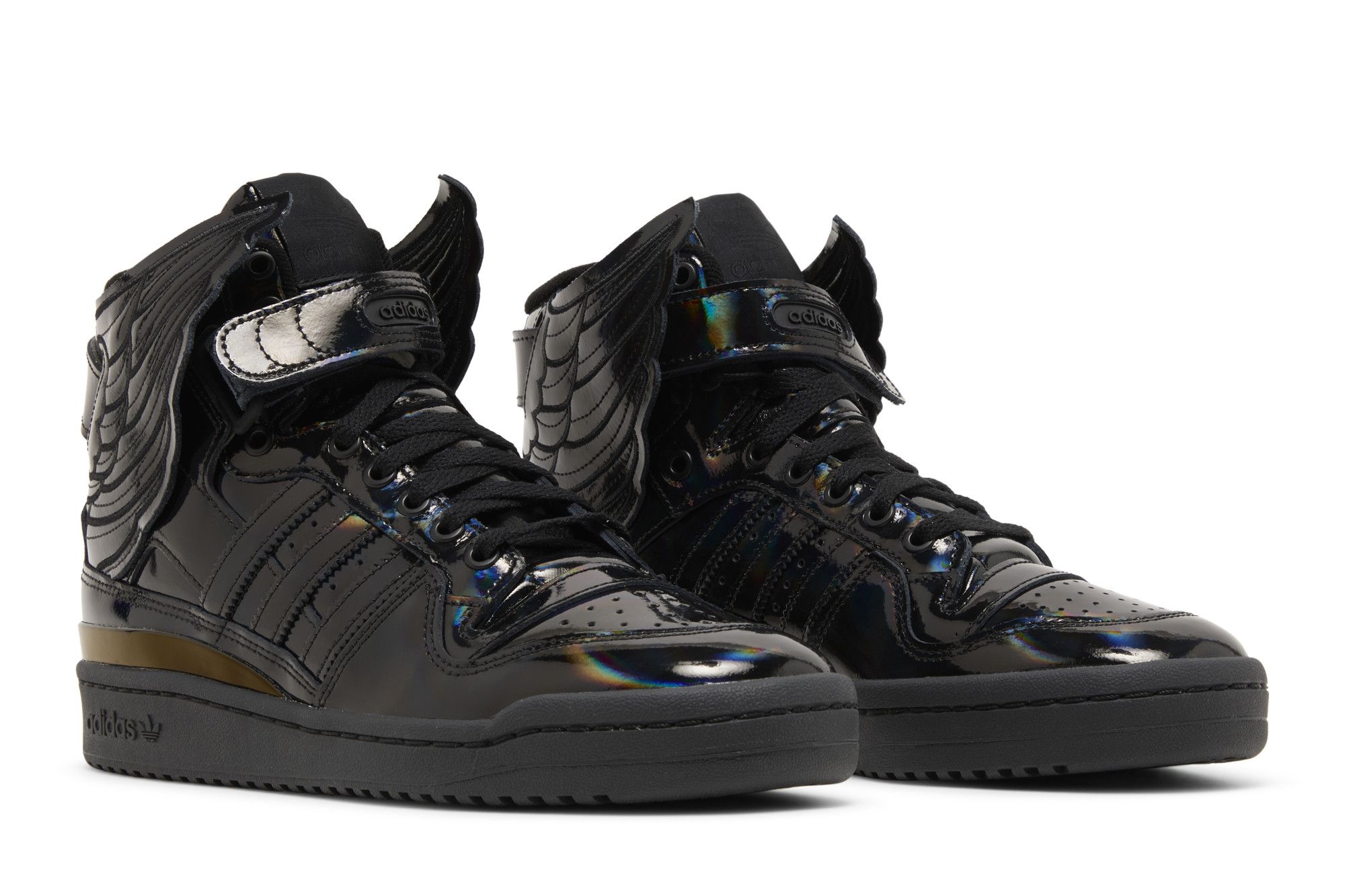 Cheap Jeremy Scott x adidas Forum Hi Wings 4.0 ''Zwarte Opal'' IE6862