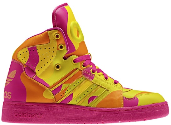 Jeremy Scott x adidas Instinct Hi 'Neon Camo' Lelaki & Wanita Kasut. G95754 Buy Jeremy Scott x adidas Instinct Hi 'Neon Camo' Lelaki & Wanita Kasut. G95754