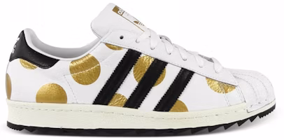 Jeremy Scott x adidas Superstar 80s Ripple 'Metallic Gold Dots' G61527 Jeremy Scott x adidas Superstar 80s Ripple 'Metallic Gold Dots' G61527
