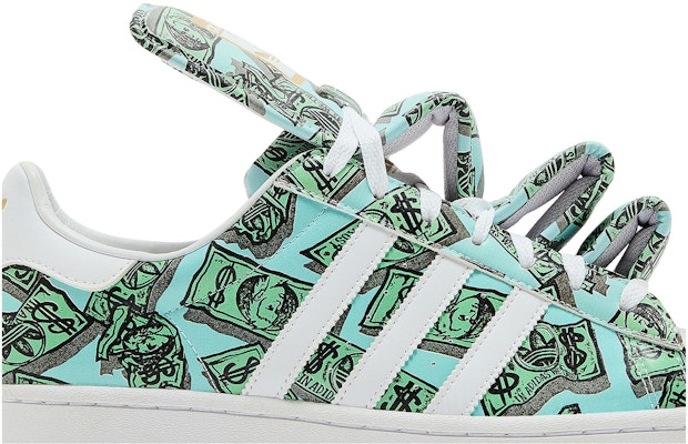 ジェレミースコット×アディダス スーパースター"マネー" HP6596 Order ジェレミースコット×アディダス スーパースター"マネー" HP6596