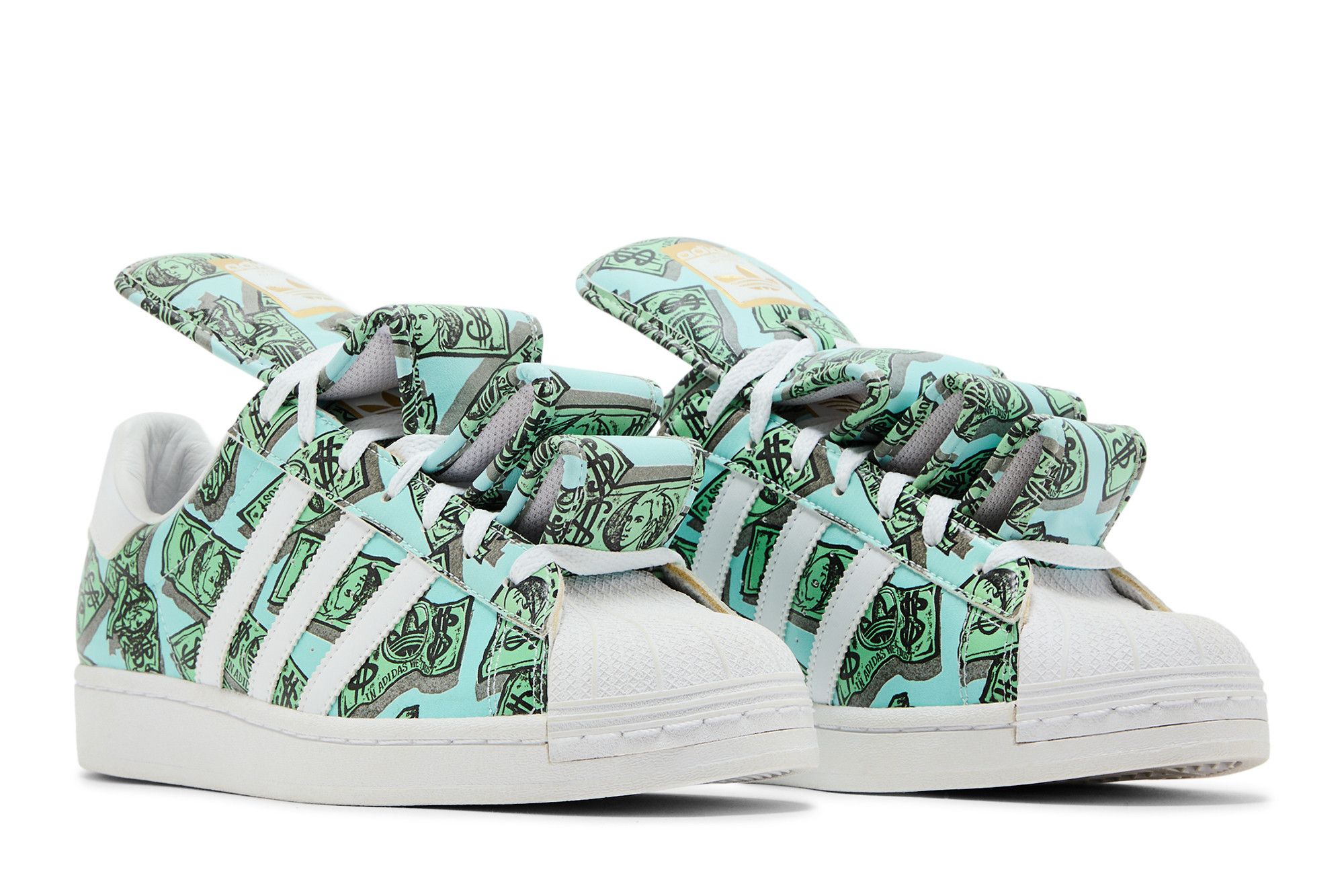 Cheap ジェレミースコット×アディダス スーパースター"マネー" HP6596