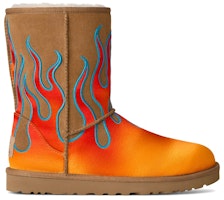 Jeremy Scott x UGG Classic Short 'Flames Chestnut' 1182671 Jeremy Scott x UGG Classic Short 'Flames Chestnut' 1182671