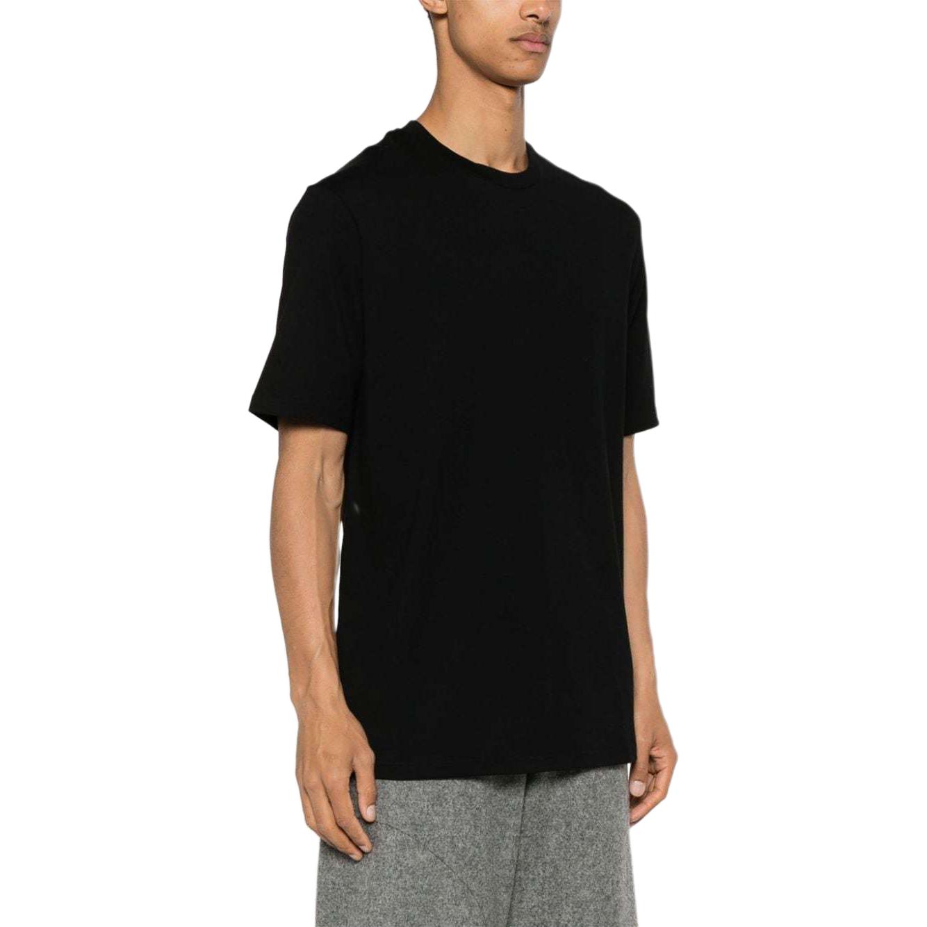 Purchase JIL SANDER 黑色圆领印花Logo短袖T恤。 J22GC0189J46219-BLACK