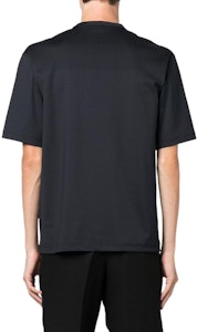 질샌더 블랙 크루넥 티셔츠 솔리드 컬러 로고 프린트. J47GC0023J70031001 Shop 질샌더 블랙 크루넥 티셔츠 솔리드 컬러 로고 프린트. J47GC0023J70031001