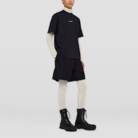 JIL SANDER 黑色圓領T恤,簡約純色logo印花。 J47GC0023J70031001 Sizing JIL SANDER 黑色圓領T恤,簡約純色logo印花。 J47GC0023J70031001