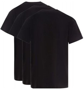 吉尔桑达 黑色标志贴饰圆领T恤三件装 J47GC0001J45048-001 Lookbook 吉尔桑达 黑色标志贴饰圆领T恤三件装 J47GC0001J45048-001