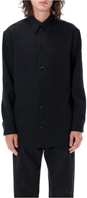 Jil Sander Black Long-Sleeve Solid Color Button-Up Shirt J22DL0176J40002001 Buy Jil Sander Black Long-Sleeve Solid Color Button-Up Shirt J22DL0176J40002001