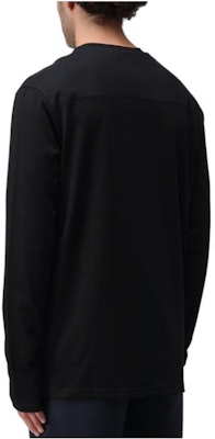 JIL SANDER Black Solid Color Long Sleeve Crewneck T-Shirt J22GC0129J20073-001 Lookbook JIL SANDER Black Solid Color Long Sleeve Crewneck T-Shirt J22GC0129J20073-001