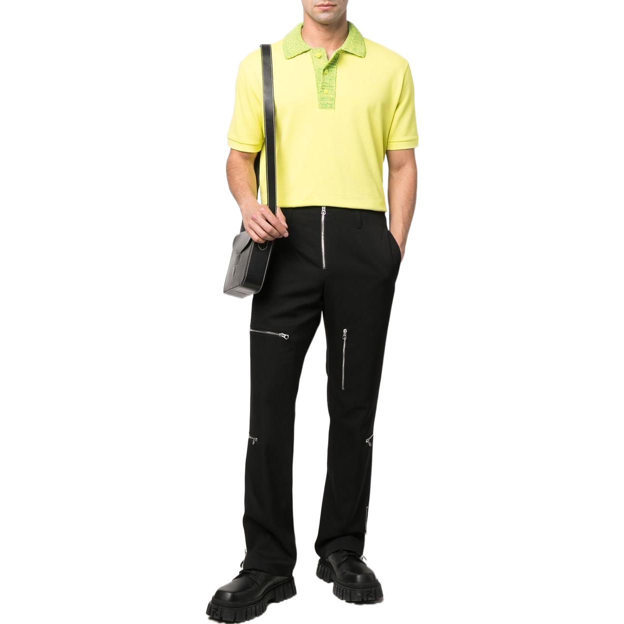 Purchase JIL SANDER  Black Straight-Leg Casual Pants with Zipper Pocket. JSMU311731MU202900001