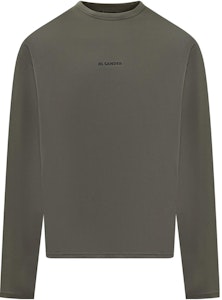 Jil Sander 灰色字母印花圆领长袖T恤. J47GC0022J20033312 Order Jil Sander 灰色字母印花圆领长袖T恤. J47GC0022J20033312