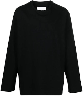Jil Sander Loose Fit Black Long Sleeve Crewneck T-Shirt J22GC0167-J20017-001 Buy Jil Sander Loose Fit Black Long Sleeve Crewneck T-Shirt J22GC0167-J20017-001