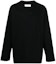 Order Jil Sander Loose Fit Black Long Sleeve Crewneck T-Shirt J22GC0167-J20017-001