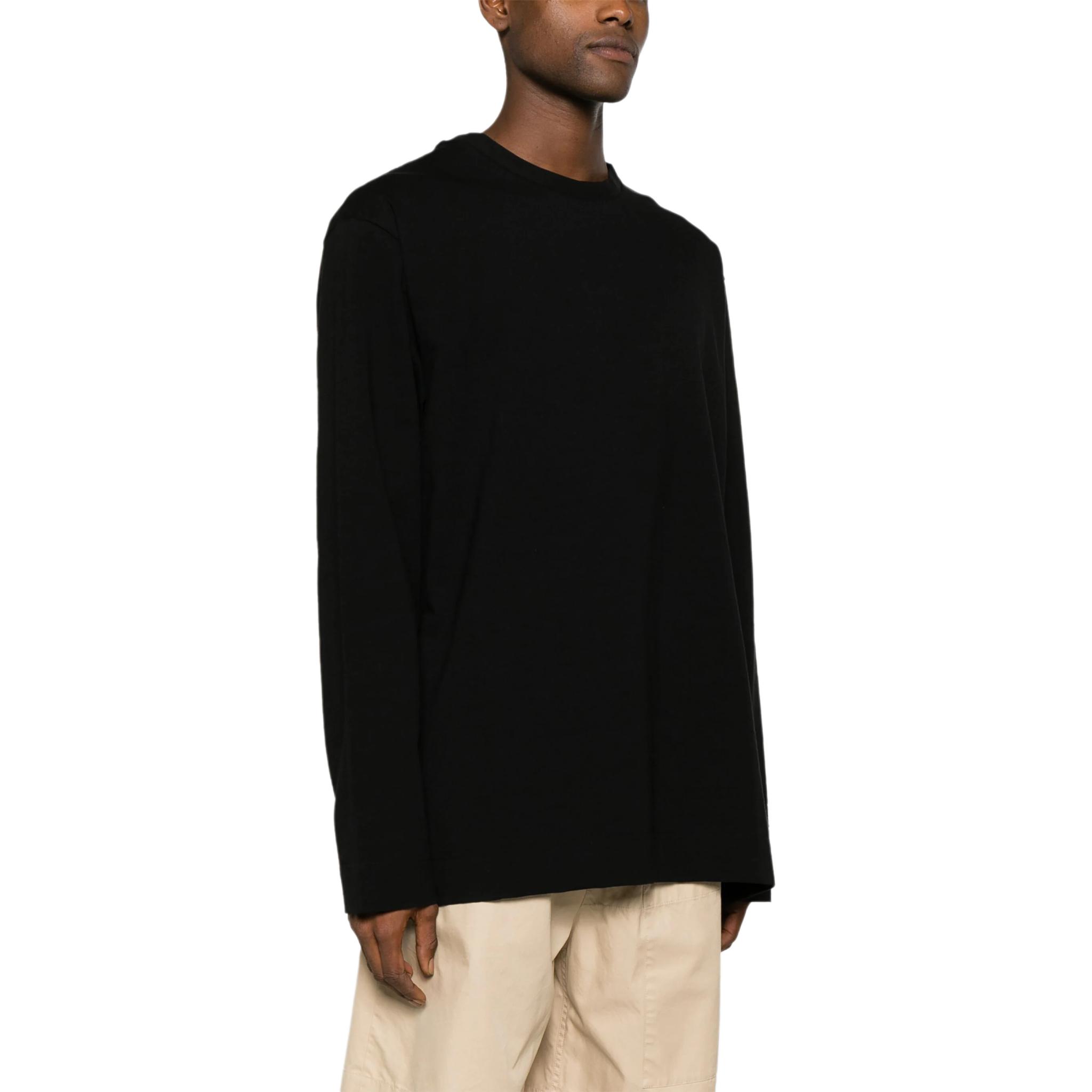 Purchase Jil Sander  Loose Fit Black Long Sleeve Crewneck T-Shirt J22GC0167-J20017-001