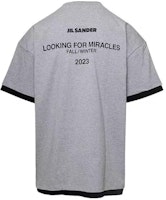 JIL SANDER Loose Fit Crewneck Solid Color T-Shirt - Grey J61GC0002JTN233046 JIL SANDER Loose Fit Crewneck Solid Color T-Shirt - Grey J61GC0002JTN233046