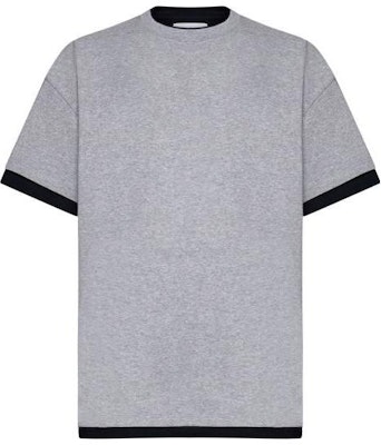 ジル・サンダー ルーズフィット クルーネック 無地 Tシャツ - グレー J61GC0002JTN233046 Lookbook ジル・サンダー ルーズフィット クルーネック 無地 Tシャツ - グレー J61GC0002JTN233046