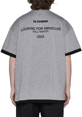 ジル・サンダー ルーズフィット クルーネック 無地 Tシャツ - グレー J61GC0002JTN233046 Purchase ジル・サンダー ルーズフィット クルーネック 無地 Tシャツ - グレー J61GC0002JTN233046