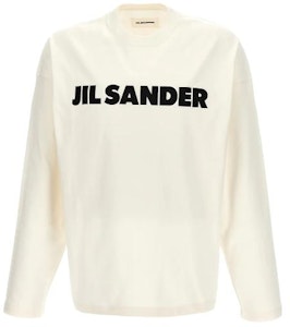 吉尔·桑德宽松版白色字母印花圆领卫衣 J22GC0136J45148102 Order 吉尔·桑德宽松版白色字母印花圆领卫衣 J22GC0136J45148102